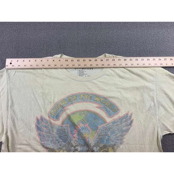 Van Halen Band T Shirt Men L/XL White 1984 Graphic Short Sleeve Crewneck Cotton - Picture 6 of 12